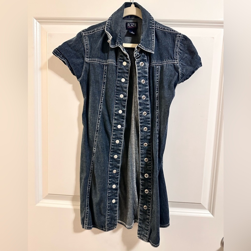 The Children's Place Blue Denim Dress